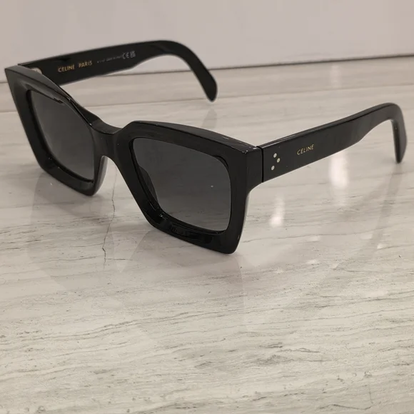 Celine Black Square Sunglasses - Picture 1 of 7